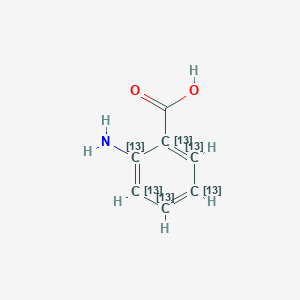 molecular formula C7H7NO2 B1512784 2-Amino(~13~C_6_)benzoic acid CAS No. 335081-06-6