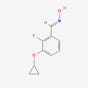 N-[(3-Cyclopropoxy-2-fluorophenyl)methylidene]hydroxylamine