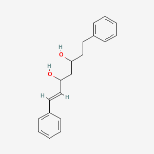 molecular formula C19H22O2 B15127859 (E)-1,7-diphenylhept-1-ene-3,5-diol 