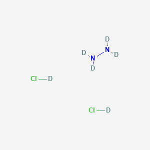 molecular formula Cl2H6N2 B1512786 Hydrazine-d4 dideuteriochloride CAS No. 312623-95-3