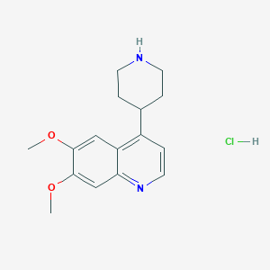 6,7-Dimethoxy-4-(piperidin-4-yl)quinoline hydrochloride