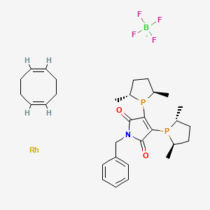 molecular formula C31H43BF4NO2P2Rh- B1512790 2,3-Bis[(2R,5R)-2,5-dimethylphospholano]-N-benzylmaleimide(1,5-cyclooctadiene)rhodium(I) tetrafluoroborate CAS No. 1111760-66-7