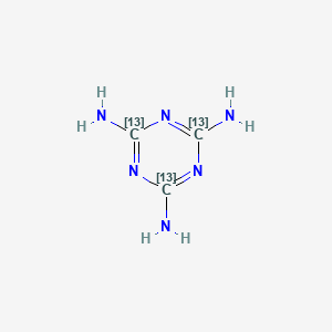 molecular formula C3H6N6 B1512791 Melamine-13C3 CAS No. 1173022-88-2