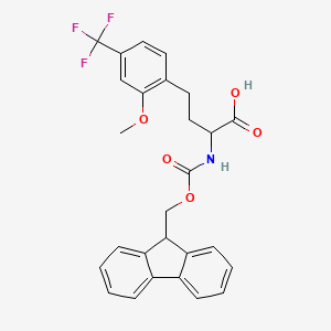 Fmoc-2-methoxy-4-(trifluoromethyl)-L-homophenylalanine