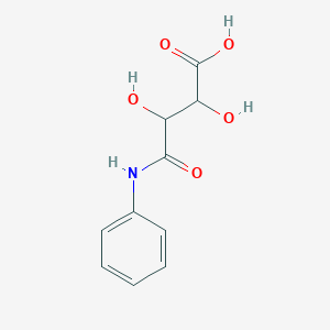 molecular formula C10H11NO5 B15127938 (2R,3R)-2,3-dihydroxy-3-(phenylcarbamoyl)propanoic acid 