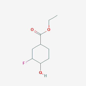 Ethyl (1R,3S,4S)-3-Fluoro-4-hydroxycyclohexanecarboxylate