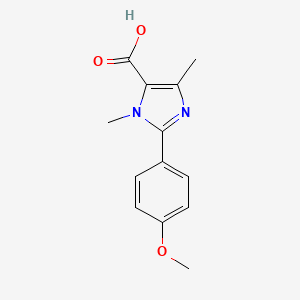 2-(4-methoxyphenyl)-1,4-dimethyl-1H-imidazole-5-carboxylic acid