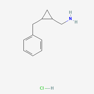 molecular formula C11H16ClN B15128001 (2-Benzylcyclopropyl)methanamine hydrochloride 