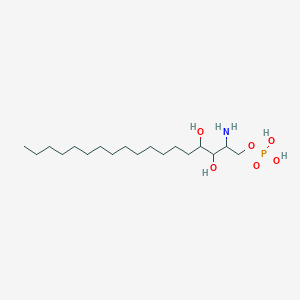 molecular formula C18H40NO6P B15128014 (2-Amino-3,4-dihydroxyoctadecyl) dihydrogen phosphate 