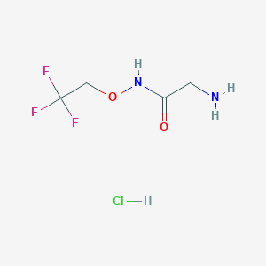 2-amino-N-(2,2,2-trifluoroethoxy)acetamide hydrochloride