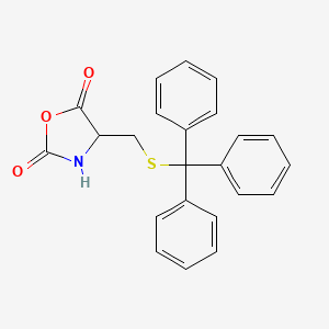 4-(Tritylsulfanylmethyl)-1,3-oxazolidine-2,5-dione