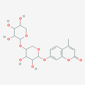 molecular formula C20H24O11 B15128140 4-Methylumbelliferyl b-D-xylobioside 