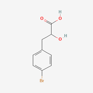 molecular formula C9H9BrO3 B15128156 3-(4-Bromophenyl)-2-hydroxypropanoic acid 