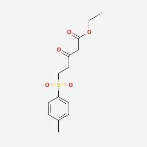 molecular formula C14H18O5S B1512820 Ethyl 5-[(4-methylphenyl)sulfonyl]-3-oxopentanoate CAS No. 1093348-62-9