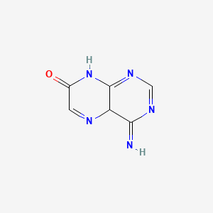 molecular formula C6H5N5O B15128231 4-Amino-7,8-dihydropteridin-7-one 