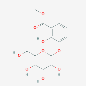 Methyl 2-hydroxy-3-[3,4,5-trihydroxy-6-(hydroxymethyl)oxan-2-yl]oxybenzoate