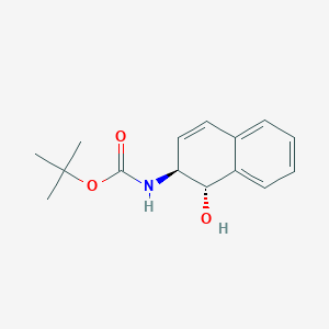 molecular formula C15H19NO3 B1512825 (1S,2S)-trans-2-(Boc-amino)-1,2-dihydro-1-naphthol CAS No. 904316-27-4