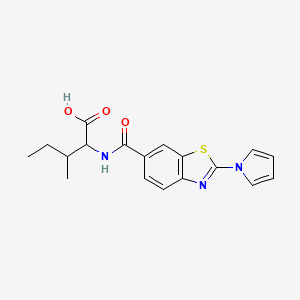 (2-(1h-Pyrrol-1-yl)benzo[d]thiazole-6-carbonyl)-l-alloisoleucine