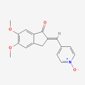 molecular formula C17H15NO4 B15128355 Donepezil alkene pyridine N-oxide CAS No. 2452407-73-5