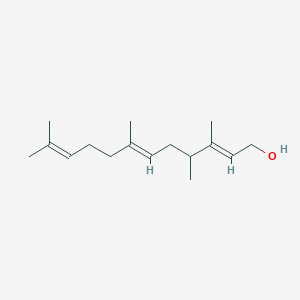 molecular formula C16H28O B15128365 3,4,7,11-Tetramethyldodeca-2,6,10-trien-1-ol 