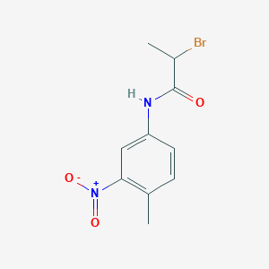 2-bromo-N-(4-methyl-3-nitrophenyl)propanamide