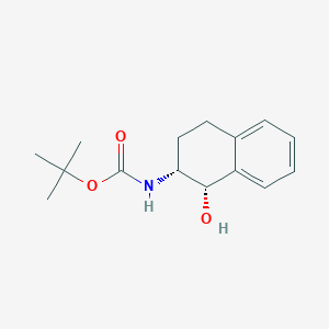 molecular formula C15H21NO3 B1512838 (1S,2R)-cis-2-(Boc-amino)-1,2,3,4-tetrahydro-1-naphthol CAS No. 904316-34-3
