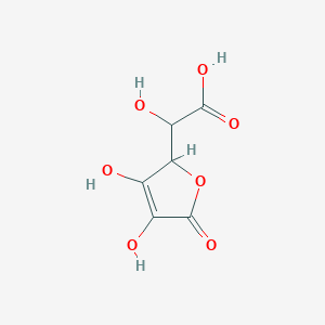 molecular formula C6H6O7 B15128394 2-(3,4-dihydroxy-5-oxo-2H-furan-2-yl)-2-hydroxyacetic acid 