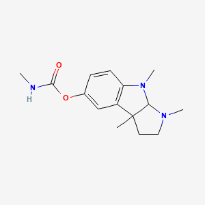 molecular formula C15H21N3O2 B15128396 1,3a,8-Trimethyl-1,2,3,3a,8,8a-hexahydropyrrolo[2,3-b]indol-5-yl methylcarbamate CAS No. 7128-53-2