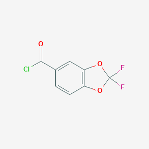 B151284 2,2-Difluoro-1,3-benzodioxole-5-carbonyl chloride CAS No. 127163-51-3