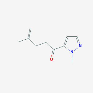 4-Methyl-1-(1-methyl-1H-pyrazol-5-yl)pent-4-en-1-one