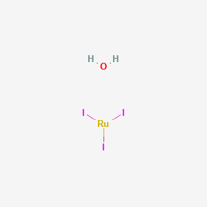 molecular formula H2I3ORu B1512844 Ruthenium(III) iodide hydrate CAS No. 208346-20-7