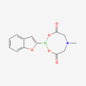 molecular formula C13H12BNO5 B1512846 2-(1-Benzofuran-2-yl)-6-methyl-1,3,6,2-dioxazaborocane-4,8-dione CAS No. 1104637-65-1
