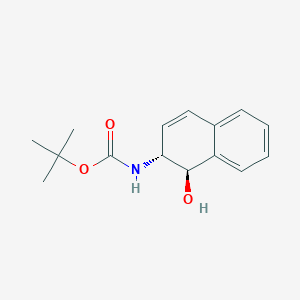 molecular formula C15H19NO3 B1512848 (1R,2R)-trans-2-(Boc-amino)-1,2-dihydro-1-naphthol CAS No. 904316-32-1