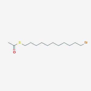 molecular formula C13H25BrOS B1512850 S-(11-溴十一烷基)乙硫酸酯 CAS No. 947150-46-1