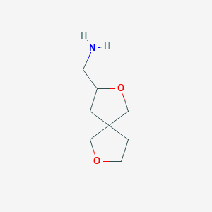 {2,7-Dioxaspiro[4.4]nonan-3-yl}methanamine