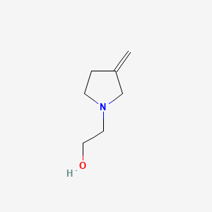 molecular formula C7H13NO B15128532 2-(3-Methylenepyrrolidin-1-yl)ethan-1-ol 