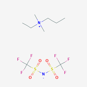 molecular formula C9H18F6N2O4S2 B1512855 乙基二甲基丙基铵双(三氟甲磺酰)酰亚胺 CAS No. 258273-77-7