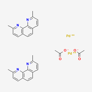 2,9-Dimethyl-1,10-phenanthroline;palladium(2+);diacetate