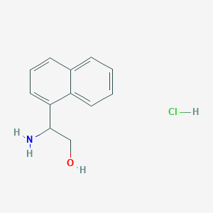 molecular formula C12H14ClNO B15128643 2-Amino-2-(naphthalen-1-yl)ethan-1-ol hydrochloride CAS No. 1251925-26-4