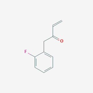 molecular formula C10H9FO B15128678 1-(2-Fluorophenyl)but-3-en-2-one 