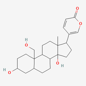 5-[3,14-Dihydroxy-10-(hydroxymethyl)-13-methyl-1,2,3,4,5,6,7,8,9,11,12,15,16,17-tetradecahydrocyclopenta[a]phenanthren-17-yl]pyran-2-one