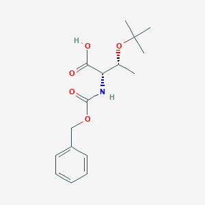 molecular formula C16H23NO5 B151287 (2S,3R)-2-(((苄氧羰基)氨基)-3-(叔丁氧基)丁酸 CAS No. 16966-09-9