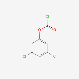 molecular formula C7H3Cl3O2 B15128740 3,5-Dichlorophenyl chloroformate 