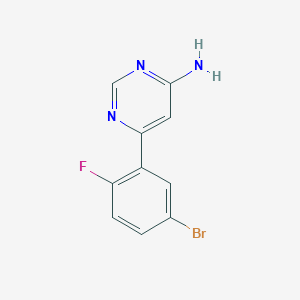 6-(5-Bromo-2-fluorophenyl)pyrimidin-4-amine