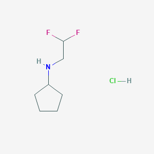 N-(2,2-difluoroethyl)cyclopentanamine hydrochloride