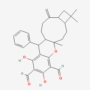 molecular formula C30H34O5 B15128780 Guajadial 