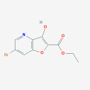 Ethyl 6-bromo-3-hydroxyfuro[3,2-b]pyridine-2-carboxylate