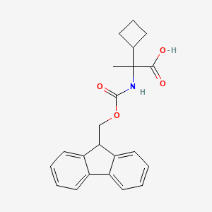 2-Cyclobutyl-2-({[(9H-fluoren-9-yl)methoxy]carbonyl}amino)propanoic acid