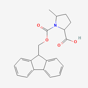 1-(9H-fluoren-9-ylmethoxycarbonyl)-5-methylpyrrolidine-2-carboxylic acid