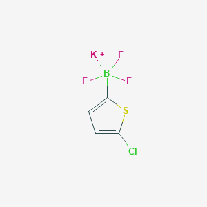 molecular formula C4H2BClF3KS B1512884 Potassium (5-chlorothiophen-2-yl)trifluoroborate CAS No. 1190883-05-6